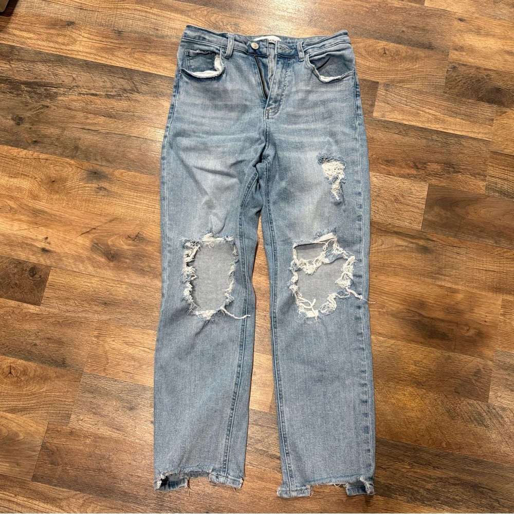 Vervet Distressed Blue Jeans